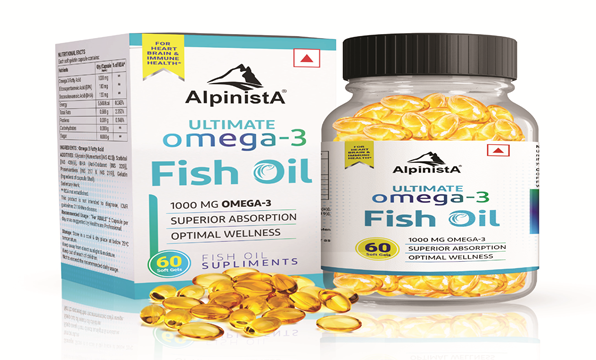 Alpinista Fish oil capsules 1000mg